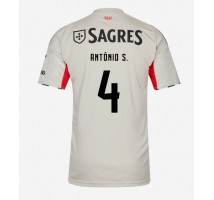 Benfica Antonio Silva #4 Koszulka Wyjazdowa 2025-26 Krótki Rękaw